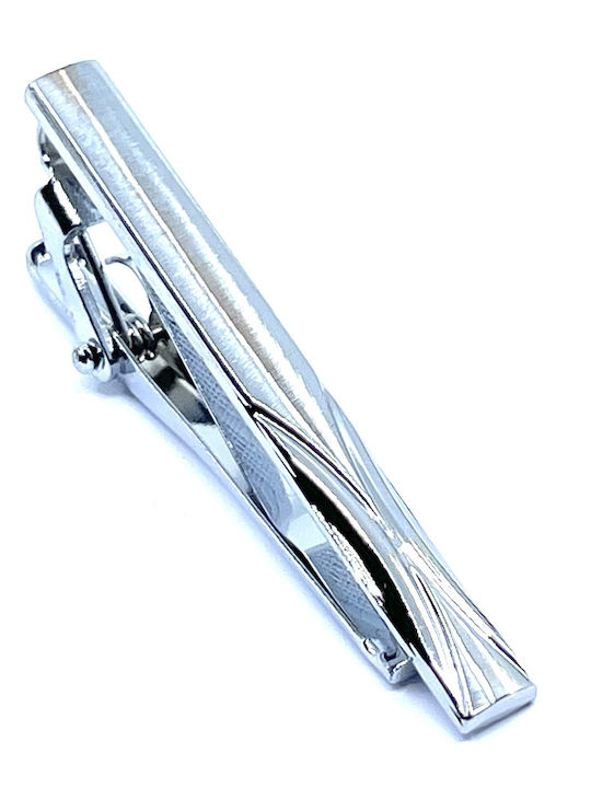 Legend Accessories Silver Tie Clip Silver 5cm