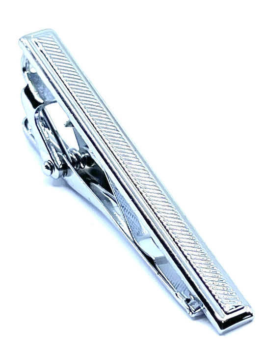 Legend Accessories Silver Tie Clip Silver 5cm