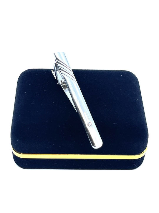 Legend Accessories Clip Γραβάτας από Ασήμι