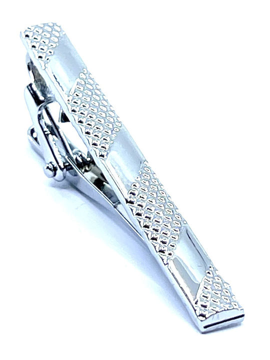 Legend Accessories Silver Tie Clip Silver 5cm