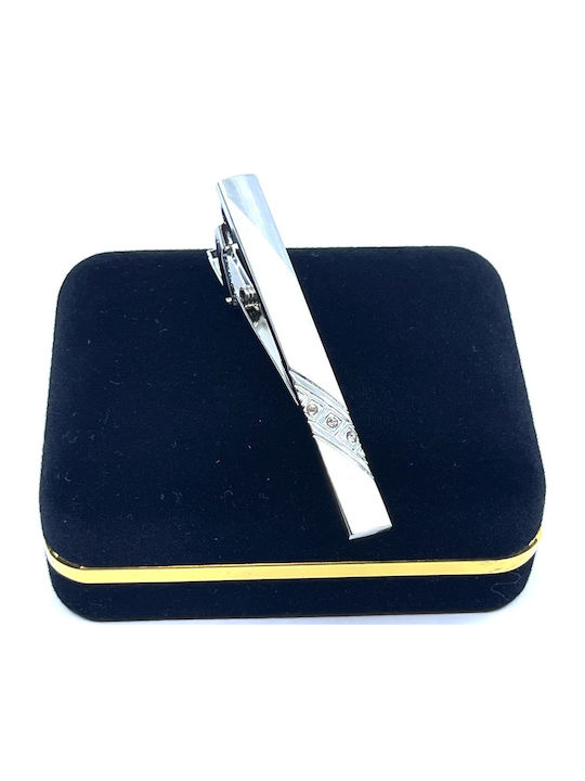Legend Accessories Clip Γραβάτας από Ασήμι