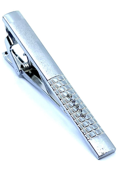 Legend Accessories Clip Γραβάτας από Ασήμι