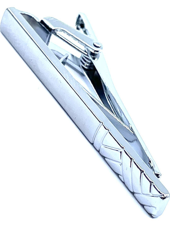 Legend Accessories Silver Tie Clip Silver 5cm
