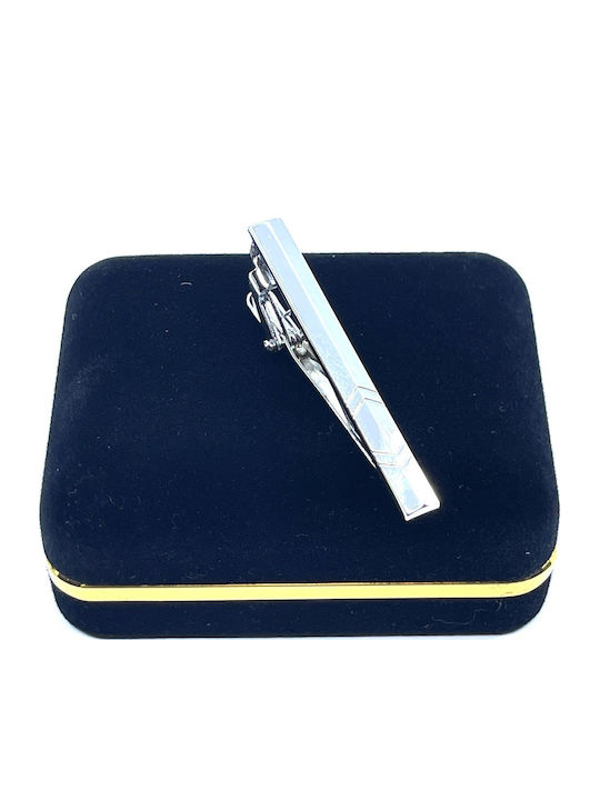 Legend Accessories Silver Tie Clip Silver 5cm