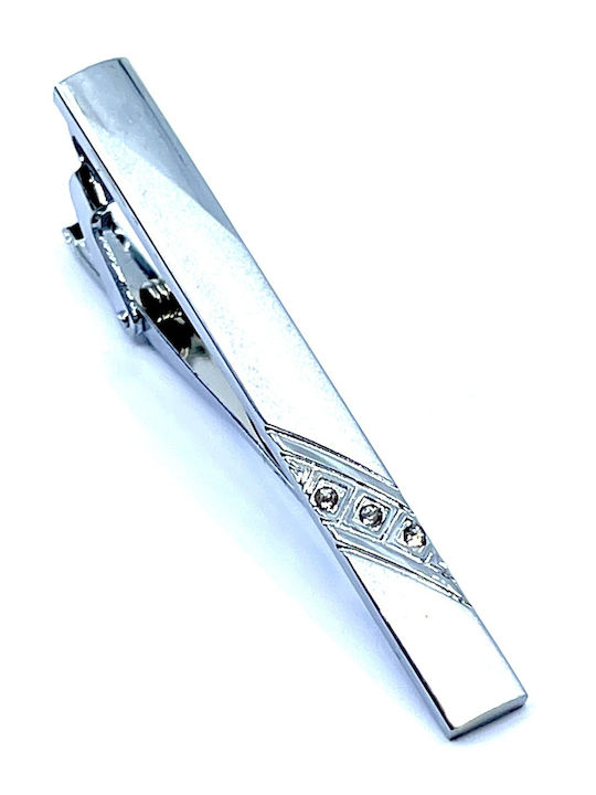 Legend Accessories Clip Γραβάτας από Ασήμι