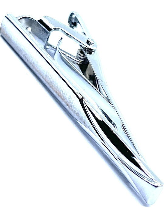Legend Accessories Silver Tie Clip Silver 5cm