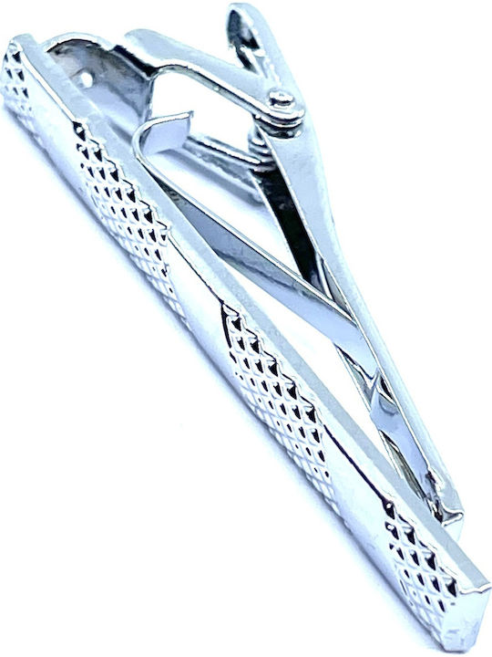 Legend Accessories Silver Tie Clip Silver 5cm