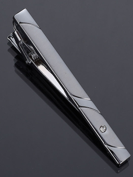 Legend Accessories Silver Tie Clip Silver 6cm