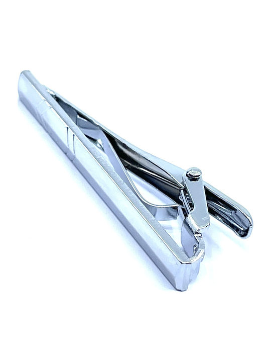 Legend Accessories Silver Tie Clip Silver 5cm