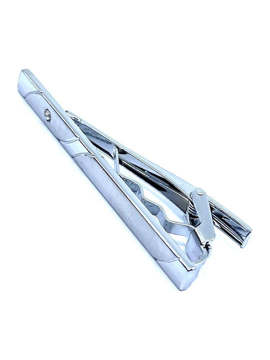 Legend Accessories Silver Tie Clip Silver 6cm