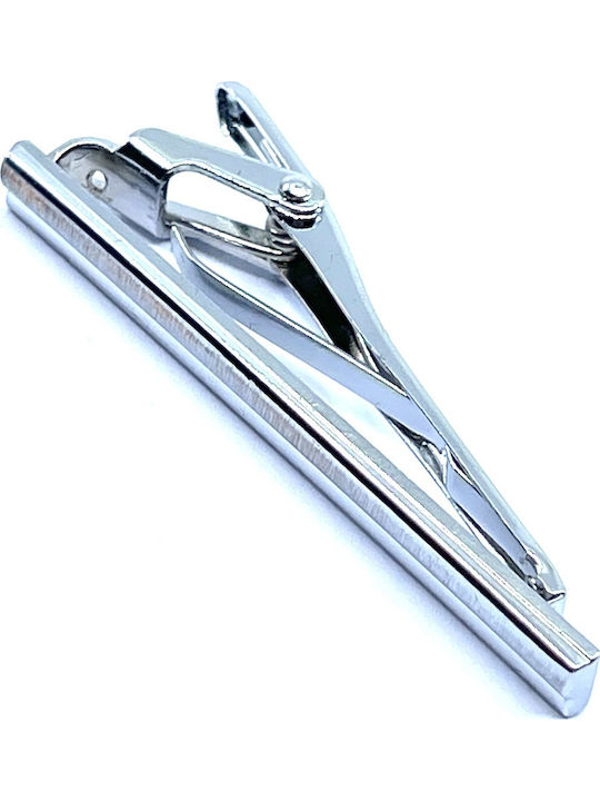 Legend Accessories Silver Tie Clip Silver 5cm