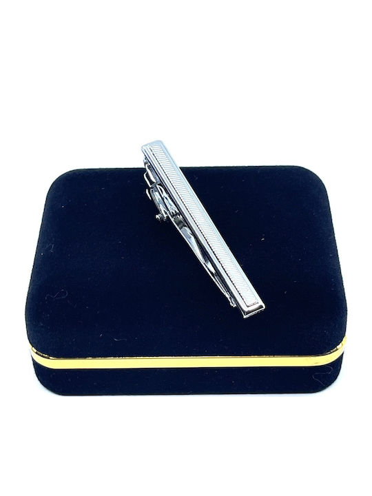 Legend Accessories Silver Tie Clip Silver 5cm
