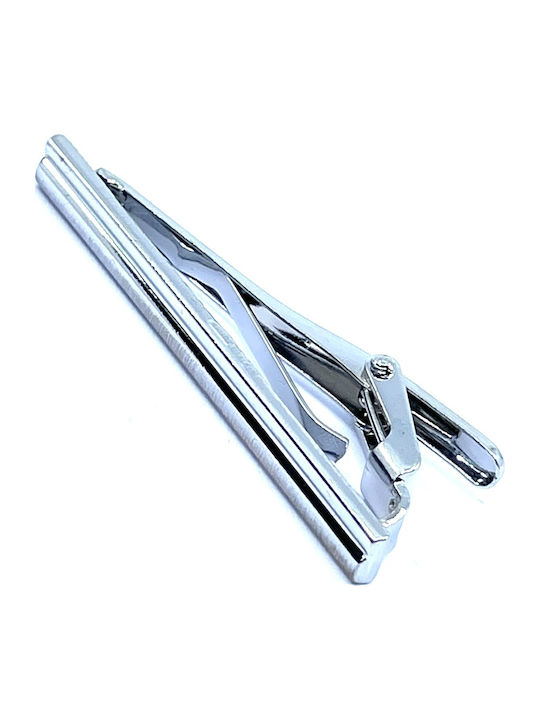 Legend Accessories Silver Tie Clip Silver 5cm
