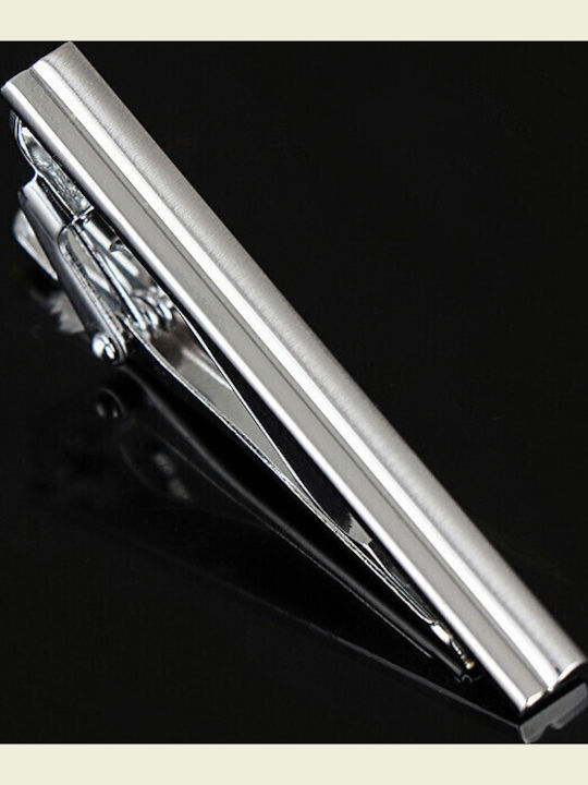 Legend Accessories Silver Tie Clip Silver 5cm