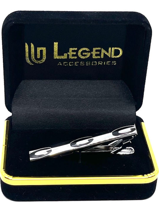 Legend Accessories Silver Tie Clip Silver 5cm