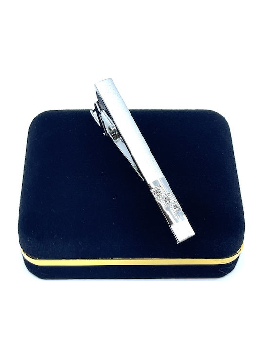 Legend Accessories Clip Γραβάτας από Ασήμι