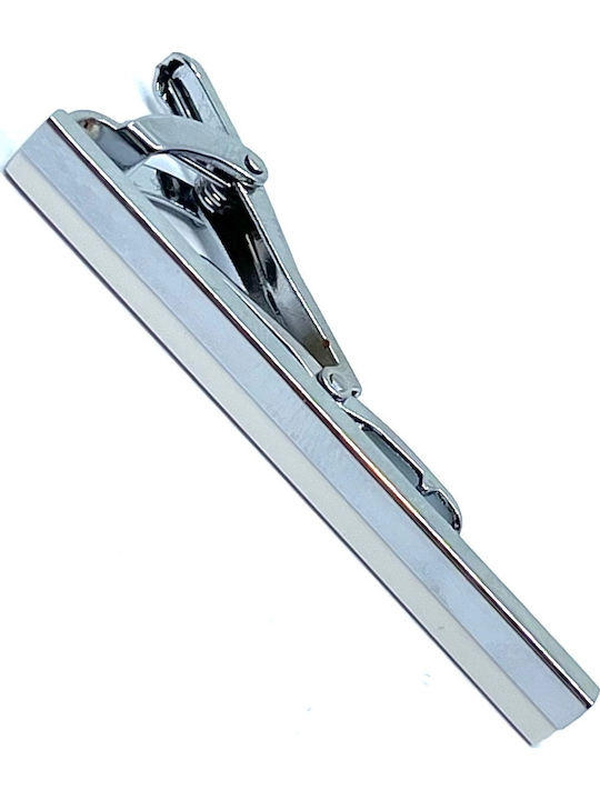 Legend Accessories Silver Tie Clip Silver 5cm