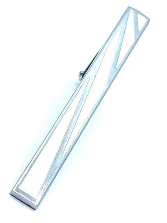 Legend Accessories Silver Tie Clip Silver 5cm