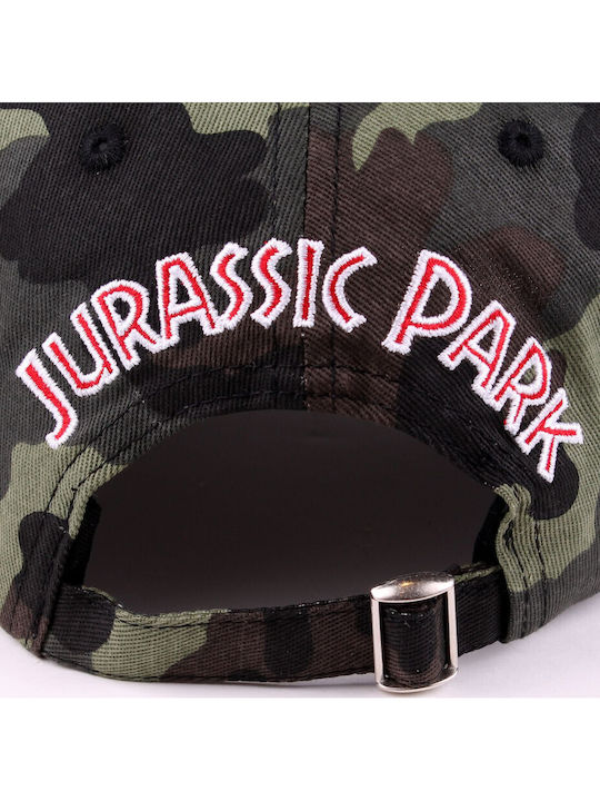 Jurassic Park Tarnmuster Logo Kappen Acjupamcp003-eine Größe Mehrfarbig