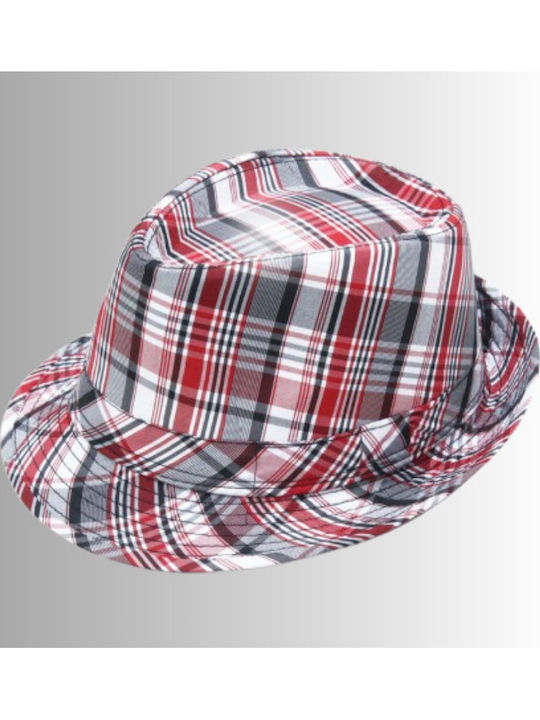 Pălărie Textilă Pentru Bărbat Fedora Multicolor