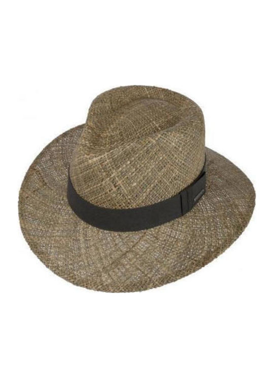 Stetson Ψάθινο Τραγιάσκα Μπεζ