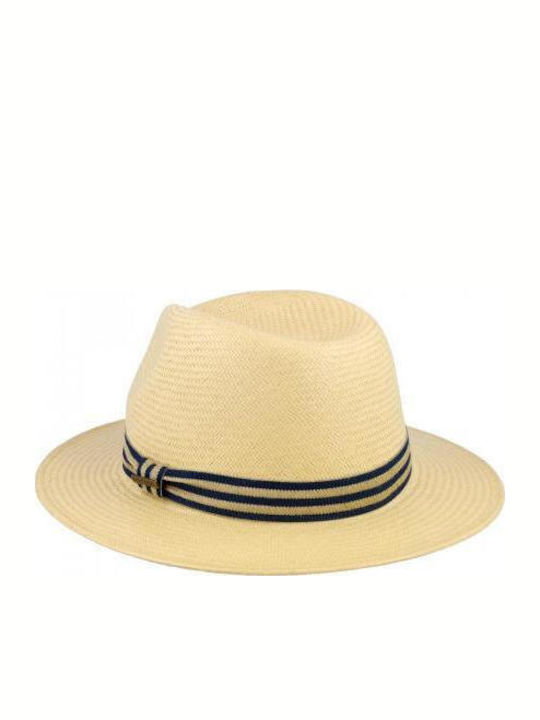 Stetson Ψάθινο Ανδρική Τραγιάσκα Μπεζ