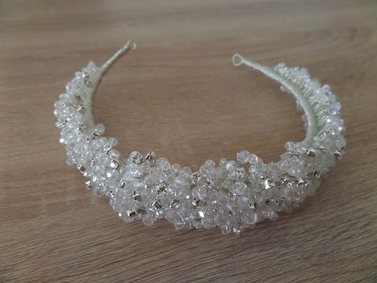 Bridal Quaff Headband K605 Silea-k605