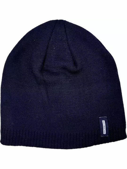 Beanie Ανδρικός Σκούφος Πλεκτός σε Μπλε χρώμα