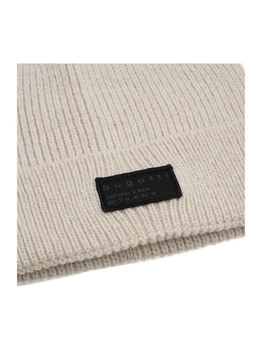 Beanie Beanie Knitted in Ecru color
