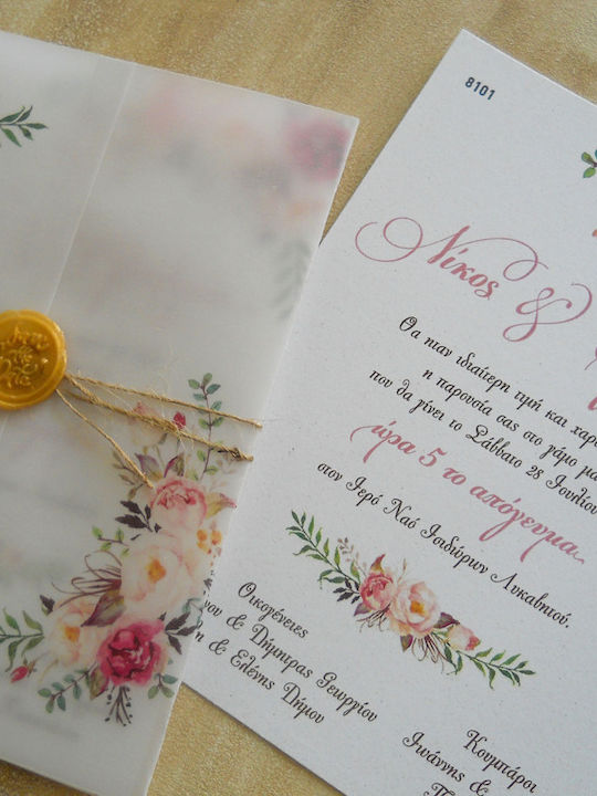 Hochzeitseinladung Flowers Aaf8101
