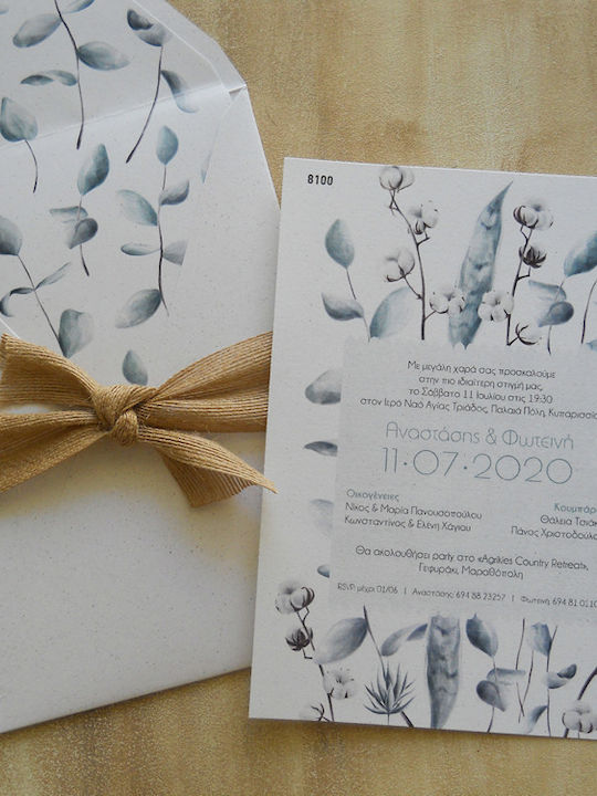 Hochzeitseinladung Gossypium Aaf8100
