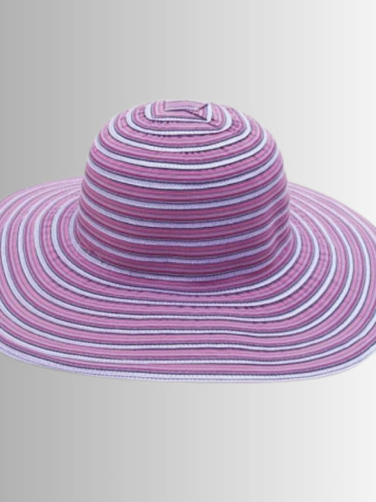 Ριγέ Καπέλο Floppy Μωβ