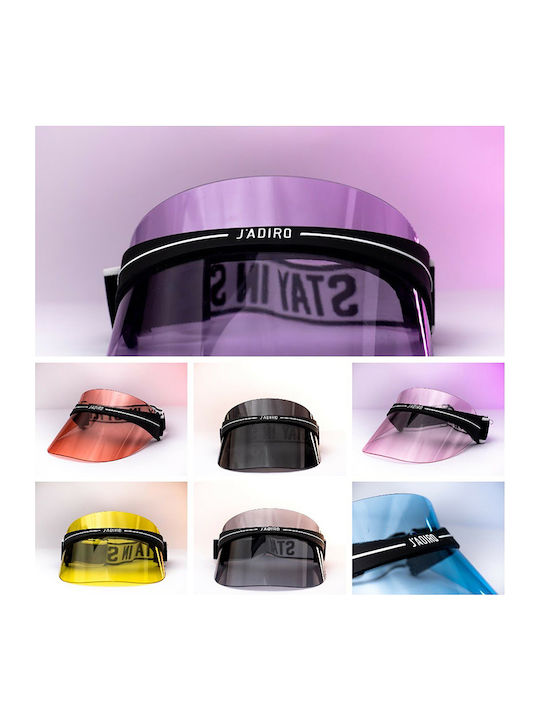 Brims and Trims Plastic Women's Visor Hat Black