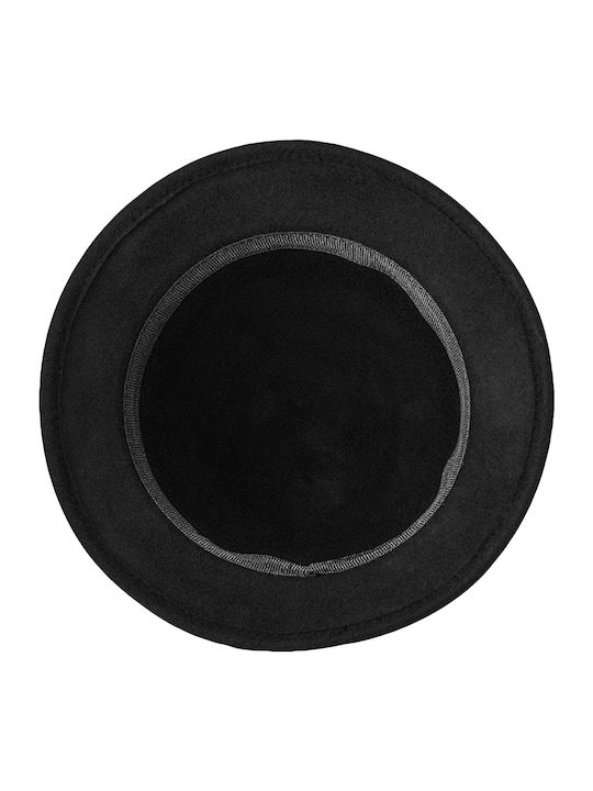 Brims and Trims Κωδ. Γυναικείο Μάλλινο Καπέλο Cloche Μαύρο