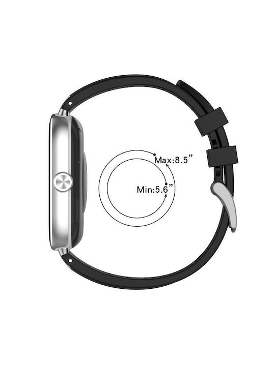 Λουράκι Ανοξείδωτο Ατσάλι Ασημί (Smart Band 9 Pro)