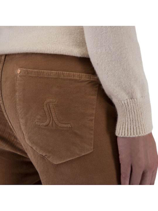 Damen Stoff Hose Camel