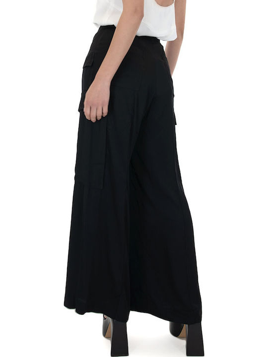 Black n Black Women's Fabric Cargo Trousers Black Black n Black Women's Fabric Cargo Trousers Black
