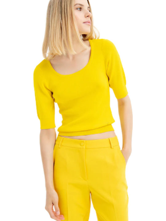 Дамско Capri Chino Панталон Yellow