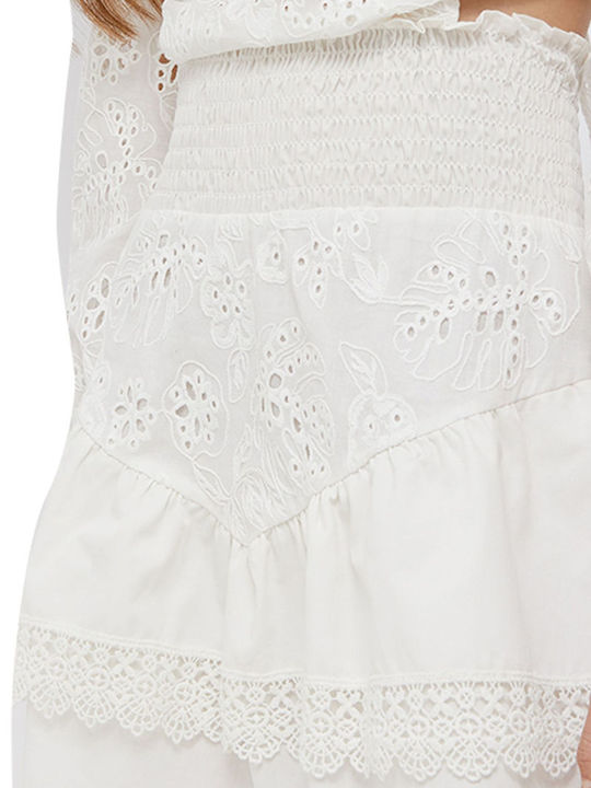 Frou Frou Summer Mini Dress White