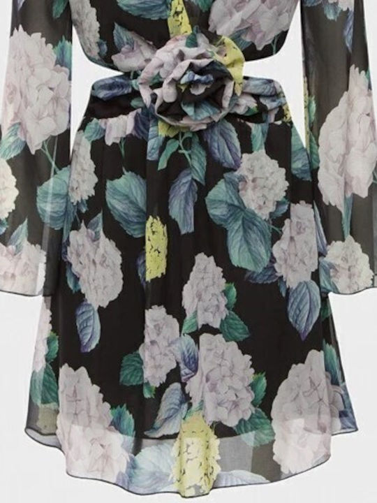 Sommer Mini Abend Damenkleid Schwarz