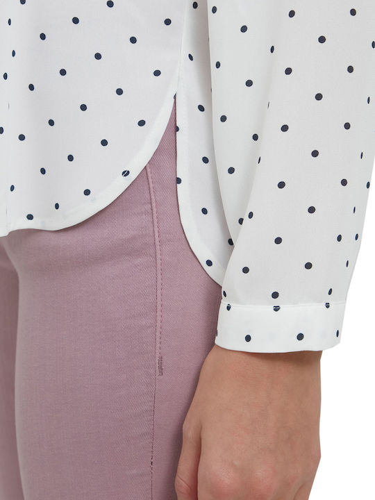 Langärmelig Damen Hemd '''''' Polka Dot