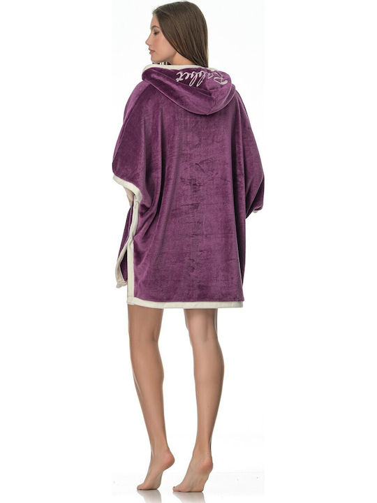 Fawn Robe De Damă Violet De Iarnă
