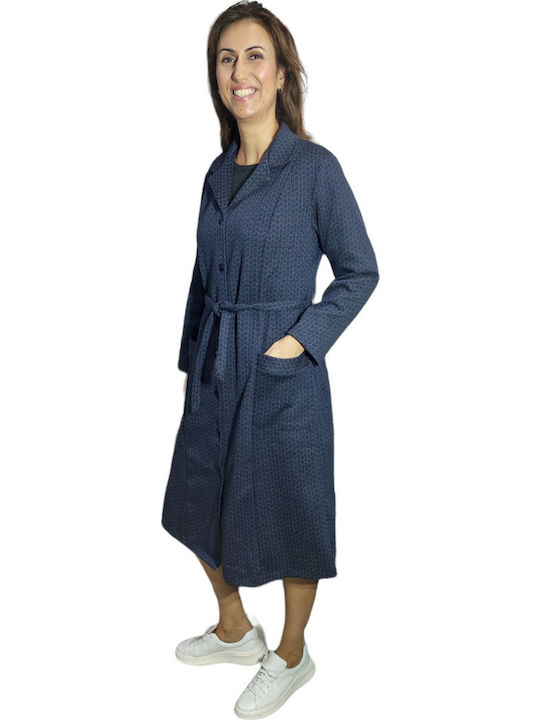 Mardim Pentru Femei Halat Blue Grey