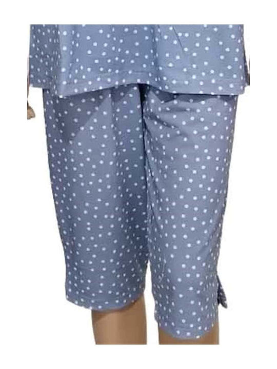 Odyssey Sommer Damen Pyjama-Set Blue