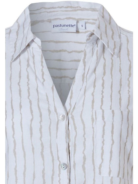 Pastunette Γυναικείο Φόρεμα Παραλίας sandy stripes