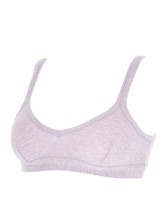 Athletic Athletic Bra without Padding without Underwire Pink