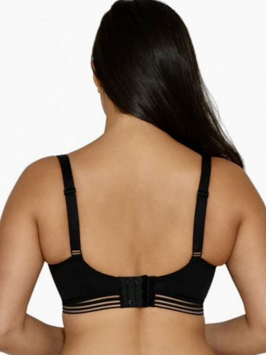 Bra without Padding without Underwire Black