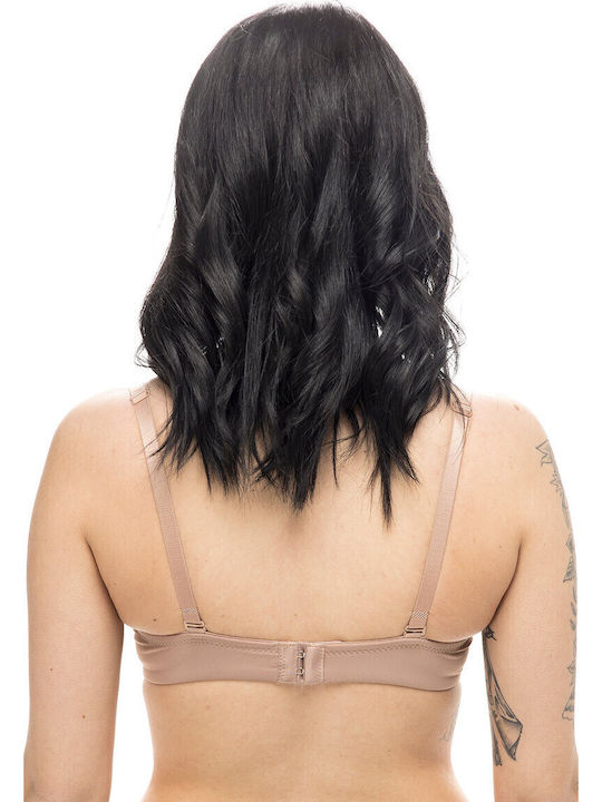Women's Push Up Bra Underwire Leather