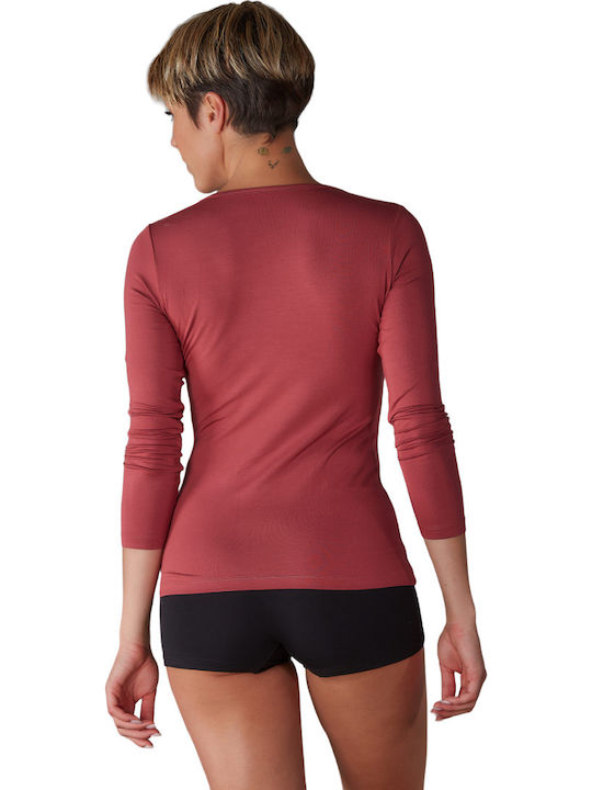 Women's Long Sleeve T-Shirt Burnt Trussé