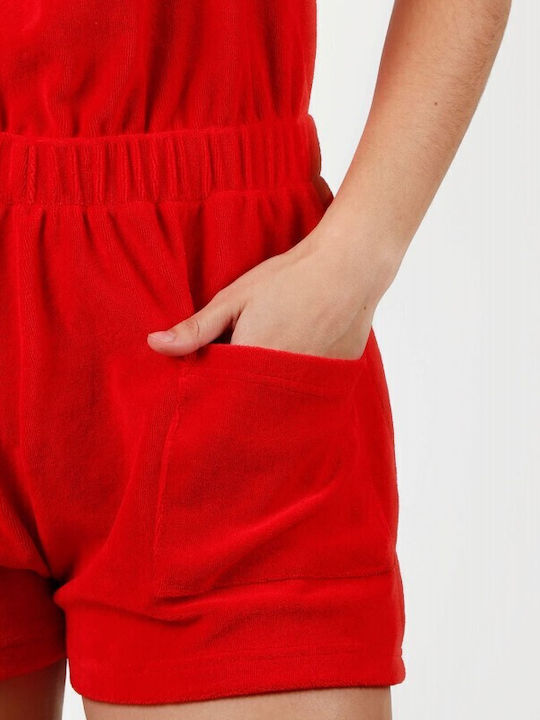 Women's One-piece Shorts Terrycloth
